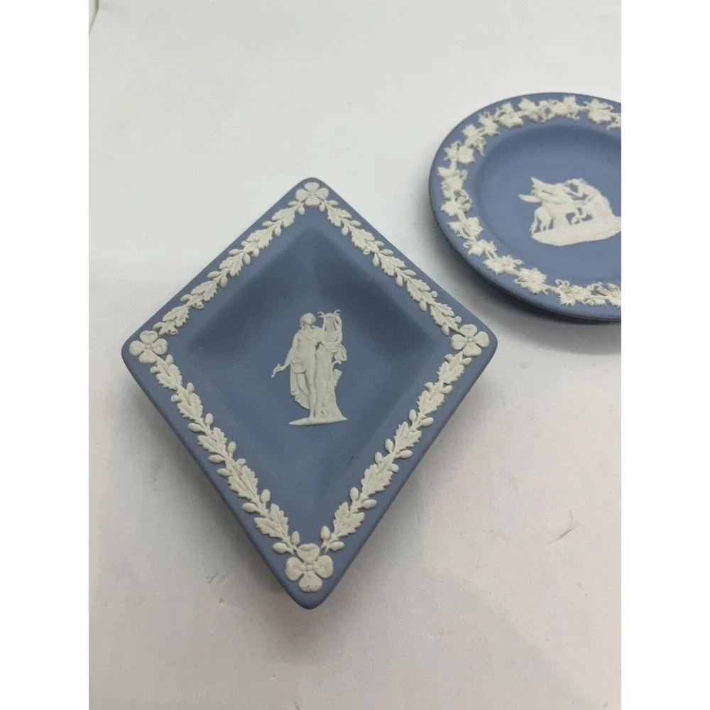 Two‎ Wedgwood Small Plates Signed By John H. Wedgwood March 27, 1989
